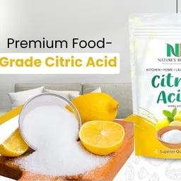 Nature's Bridge Premium Food-Grade Citric Acid Natural Preservative & Flavor Enhancer | 100gm | Lemon Salt | Citric Acid Crystals | Multiple Uses for Home and Kitchen - (100gm) image 2