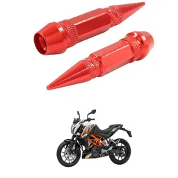 LOVMOTO Universal 2PC Spiked Aluminum Stem Valve Caps Dustproof Tire Wheel Stem Caps for Cars,SUVs,Trucks Bicycles and Motorcycles Comfortable with D-ue-k 390 image 1