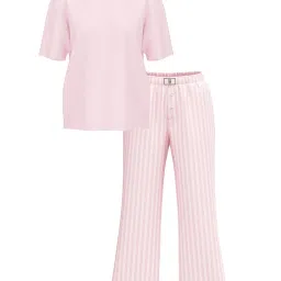 victoria's secret intimates Victoria's Secret Pink Flannel Short-Sleeve T-shirt & Pyjama image 3