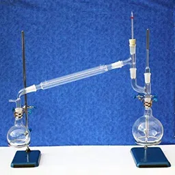 isko ISKO® Distillation Apparatus Consist of B-24 1000ml Complete Equipments (1000ml, only glass parts without Stand and Clamps) image 1
