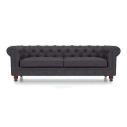 urban ladder create Winchester Essential 3 Seater Fabric Sofa in Steel Colour-picture-14