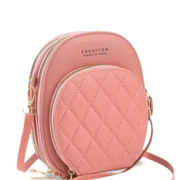 SYGA Leather Structured Sling Bag with Quilted-picture-32