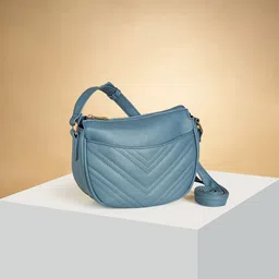 Forever Glam by Pantaloons Textured Structured Sling Bag-picture-23