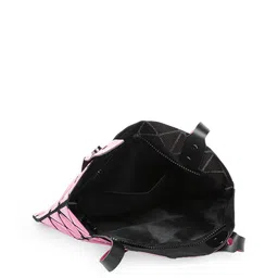 BAOMI Grey Geometric Textured PU Shopper Tote Bag image 4