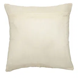 AEROHAVEN Green & Beige Set of 5 Quirky Square Jute Cushion Covers image 3