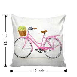 AEROHAVEN White & Red Set of 5 Quirky Velvet Square Cushion Covers image 2