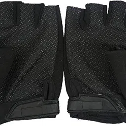AutokraftZ Half Bike Racing Gloves,Sports, Hiking, Cycling, Travelling, Camping, Outdoor, Motorcycle Riding Fingerless Half Finger Work Outdoor Gloves image 4