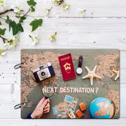 100yellow 100yellow® Next Destination Travel Journal Scrapbook - Document Adventures in Photo Album| 40 A5 pages | Size : 15.2 cm x 21.5 cm |Multicolour image 5