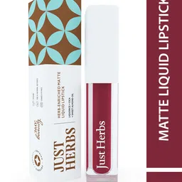 Just Herbs Herb-Enriched Matte Liquid Lipstick 2 ml - Plum Rose 02-picture-39