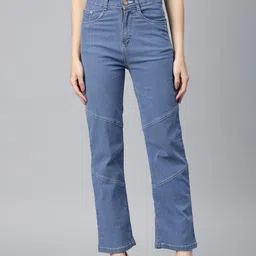 ADBUCKS Women Straight Fit High-Rise Stretchable Jeans-picture-20