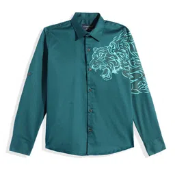 CHARCHIT Boys Embroidered Casual Shirt-image-80