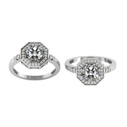 LMDPRAJAPATIS Unisex 6.25 Carat Natural Zirconia Gemstone Wedding Silver Rings for Promise Rings for Her (6)-picture-27