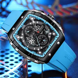 Curren Men Brass Embellished Dial & Wrap Around Straps Analogue Watch CR-8438-picture-26