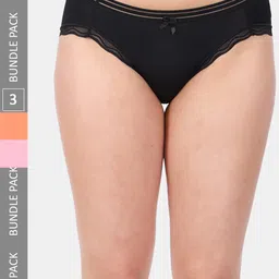 Amour Secret Women Pack Of 3 Anti-Bacterial Bikini Briefs-picture-38