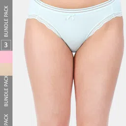 Amour Secret Women Pack of 3 Mid-Rise Anti Bacterial Bikini Briefs-picture-13