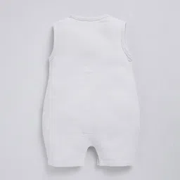 BABY GO Infant Boys Round Neck Sleeveless Pure Cotton Romper image 2