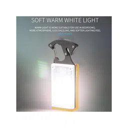 waqif Waterproof Key Ring Light LED Multitool Small Flashlight, Keychain Light, Solar Rechargeable W5181 Portable Work Lamp for Camping Repair Trekking (Yellow) image 3