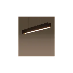 symplify Synergy 36 Brown Solid Wood Single Hanging Light image 3