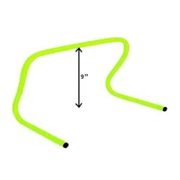 TASCO SPORTS Plastic Speed Training Agility Exercise & Fitness Hurdles (9 Inch) – Speed Training Hurdles for Athletes, Agility Hurdles 9 Inch for Fitness, Sprint, and Football Training Pack of 12 image 3