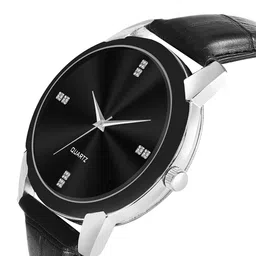 LOREM Men Brass Dial & Leather Straps Analogue Watch LR96 image 3