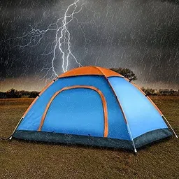 Nikrim Picnic Hiking Camping Portable Polyester Dome Tent For 5 Person & More Waterproof With Bag (Multicolour) image 2