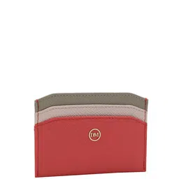 Da Milano Unisex Textured Leather Card Holder image 2