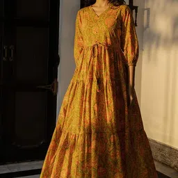 janasya Women Ankle Length Dress image 3