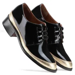 escaro royale Norah Black Formal Leather Lace-up Derby Shoes for Women image 1