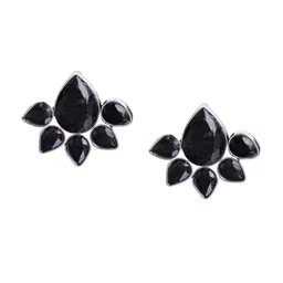 Ozanoo Women Silver-Plated Classic Studs Earrings image 2