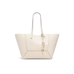 Aldo SALUBRIS Women Beige Tote Bag with Pouch & Bag Charm (Set of 3)-picture-10