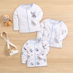 BABY GO Infants Pack of 6 Printed Long Sleeve Pure Cotton T-shirt-picture-19