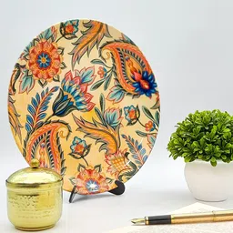 KOLOROBIA Floral Passion Decorative Wall Plate-picture-31