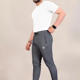 Men's Blend Shorts with Stylish Design Comfortable and Versatile Track Pant Combo Pack (Steel Grey-XL) image 4