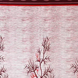 Cortina Maroon 2 Pcs Window Curtains image 2