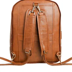 RASHKI Unisex Brand Logo Backpack with USB Charging Port image 3