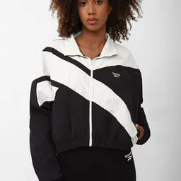 Reebok Women Solid Colourblocked Sporty Jacket image 1