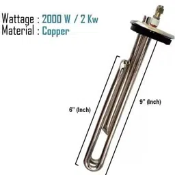 Litost® Heating Element For Geyser With (ISI MARK) 2 KW / 2000Wt Triangle/Tikona - Shape (Match & Buy) image 2