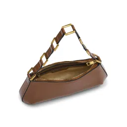 MIRAGGIO Brown Alexis Shoulder Bag (M) image 3