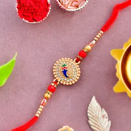 Aapno Rajasthan Embellished Enamled Beaded Rakhi-picture-31