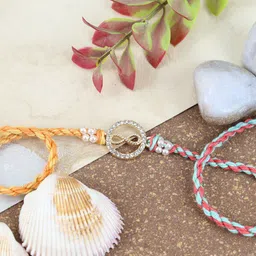Asthetika Men Infinity Stone Studded Rakhi-picture-33