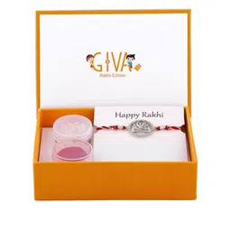 GIVA 925 Silver Vigneshwara Rakhi image 3