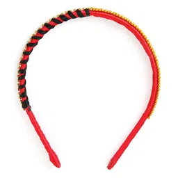 AKSHARA Girls Red Embellished Hairband-picture-50