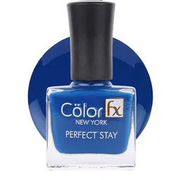 Color Fx Set Of 3 Perfect Stay Nail Enamels 9ml Each - Red 123 + Blue 130 + Yellow 132 image 2