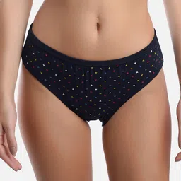FIMS Pack Of 2 Printed Anti-Microbial Hipster Briefs OLA_Panty_RedBlue image 2