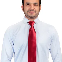 PELUCHE Men Red Broad Tie image 2