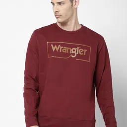 Wrangler Men Red Printed Sweatshirt-picture-18