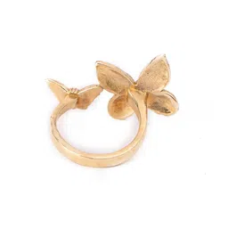Studio One Love Gold-Plated Butterfly Adjustable Finger Ring image 4