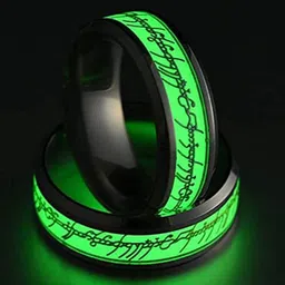 MEENAZ Men Set Of 2 Silver-Plated Lord Of Rings Oxidzed Finger Ring-picture-12