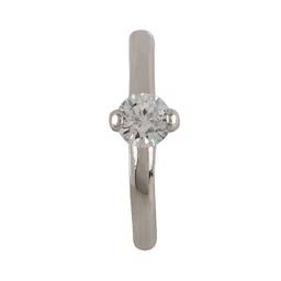 Adwitiya Collection Silver-Plated Stone Studded Finger Ring image 3