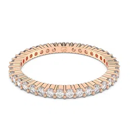 SWAROVSKI Rose Gold-Plated Crystal Studded Finger Ring image 2